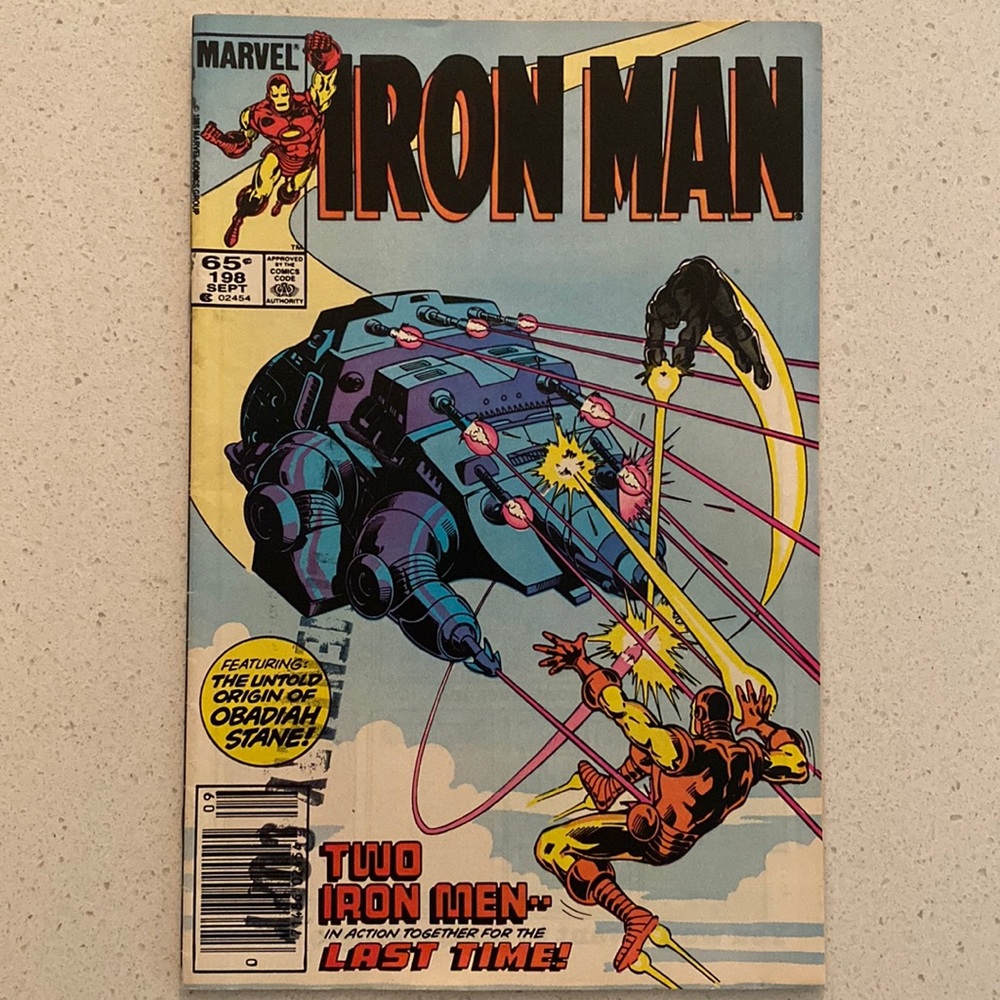 VINTAGE Iron Man Comic #198 like new!